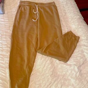 Forever 21 Tan Jogger Sweatpants women’s size large
